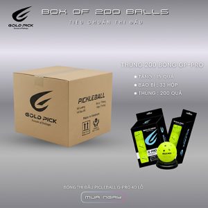 bong pickleball gold pick g pro tieu chuan thi ä‘áº¥u ( thung )