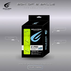 bong pickleball gold pick g pro tieu chuan thi ä‘au ( box 6)